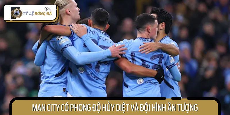 Man City đang thể hiện sức mạnh áp đảo tại bảng G
